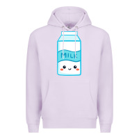 Lilac milk Premium Hoodie - DesigneFamous