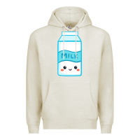 Oatmeal Heather milk Premium Hoodie - DesigneFamous