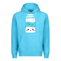 Ocean Blue milk Premium Hoodie - DesigneFamous