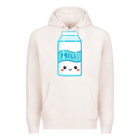Pale Pink milk Premium Hoodie - DesigneFamous