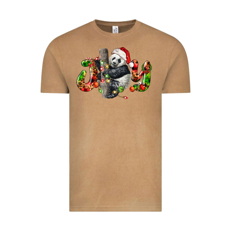 Panda Joy Christmas Vintage Tee by LillyAllenDesigns | Teevron