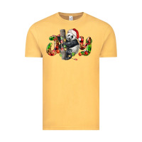 Vintage Mustard panda joy christmas Vintage Tee - LillyAllenDesigns