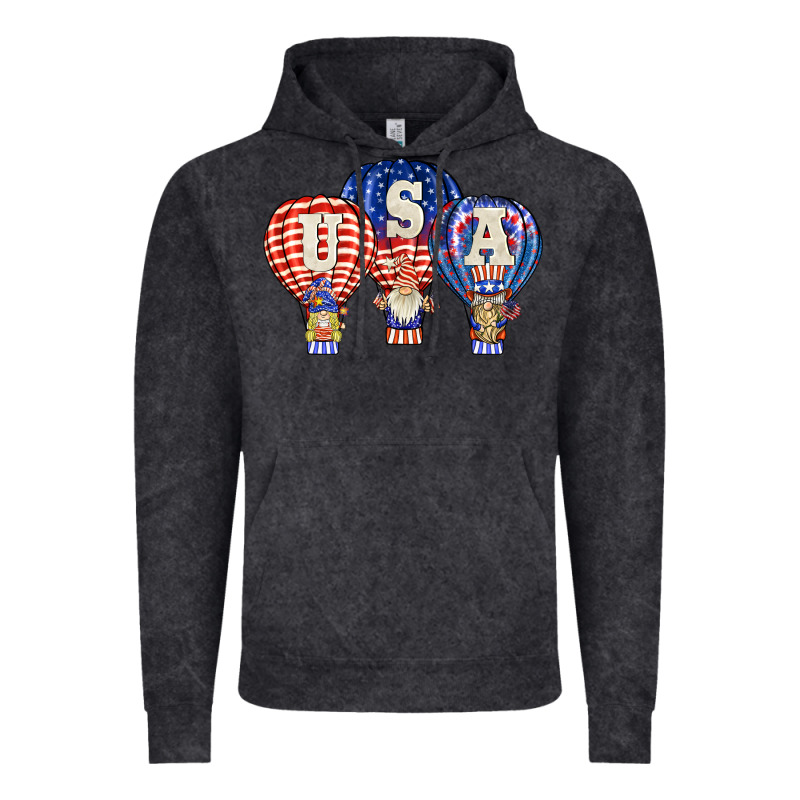 Usa Air Balloon Gnomies Vintage Hoodie by BarkalooDesign | Teevron