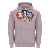 Vintage Zinc usa air balloon gnomies Vintage Hoodie - BarkalooDesign