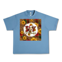 Pebble Blue joy to the world christmas cow Urban Heavy Tee - LillyAllenDesigns