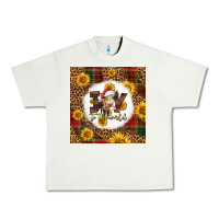 Pistachio joy to the world christmas cow Urban Heavy Tee - LillyAllenDesigns