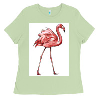 Matcha Pink Flamingo Ladies Tee - LillyAllenDesigns