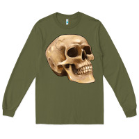 Army Green skull Long Sleeve Tee - Artiststas