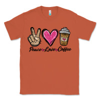 Copper peace love coffee Classic Tee - Jasminsmagicworld