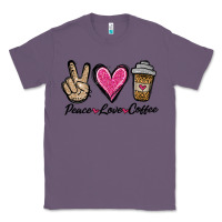 Lavender peace love coffee Classic Tee - Jasminsmagicworld