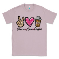Lilac peace love coffee Classic Tee - Jasminsmagicworld