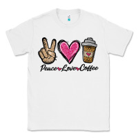 White peace love coffee Classic Tee - Jasminsmagicworld