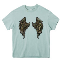 Arona leopard camouflage wings Heavy Core Tee - RanaPortraitStore
