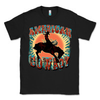 Black American cowboy Classic Tee - FaDigitalArtStudio