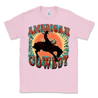 Bubblegum Pink American cowboy Classic Tee - FaDigitalArtStudio