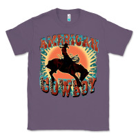 Lavender American cowboy Classic Tee - FaDigitalArtStudio