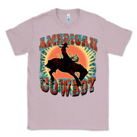 Lilac American cowboy Classic Tee - FaDigitalArtStudio