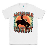 White American cowboy Classic Tee - FaDigitalArtStudio