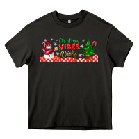Asphalt christmas vibes only libbey glass Heavy Core Tee - BundleAndBundleShop