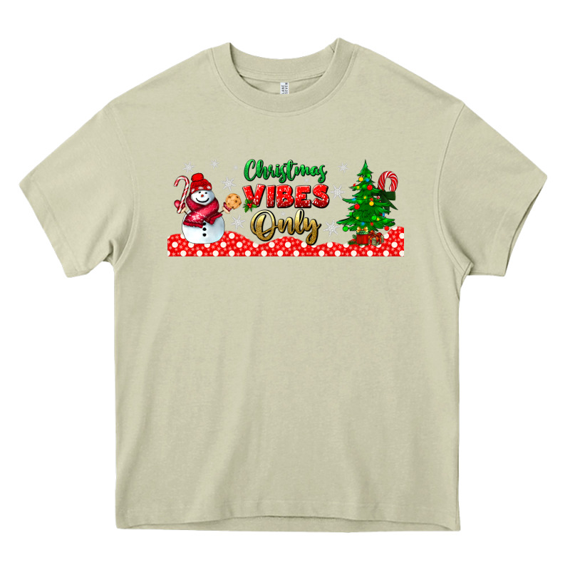 Christmas Vibes Only Libbey Glass Heavy Core Tee by BundleAndBundleShop | Teevron
