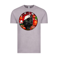 Vintage Zinc christmas bombay cat Vintage Tee - LillyAllenDesigns