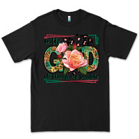 Black With god all things are possible leopard frame Premium Tee - LillyAllenDesigns