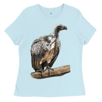 Baby Blue Vulture Bird Ladies Tee - LillyAllenDesigns
