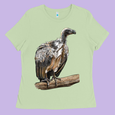 Vulture Bird Ladies Tee Designed By Lillyallendesigns