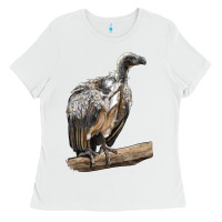 White Vulture Bird Ladies Tee - LillyAllenDesigns
