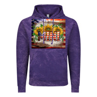 Cloud Purple patriotic mini  tumbler Vintage Hoodie - BarkalooDesign