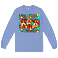 Colony Blue firefighter gnomes Long Sleeve Tee - Artiststas