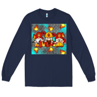 Navy firefighter gnomes Long Sleeve Tee - Artiststas