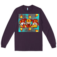 Plum firefighter gnomes Long Sleeve Tee - Artiststas