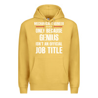 Antique Gold gift for genius mechanical engineer Premium Hoodie - DesigneFamous