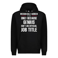 Black gift for genius mechanical engineer Premium Hoodie - DesigneFamous