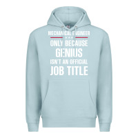 Blue Mist gift for genius mechanical engineer Premium Hoodie - DesigneFamous