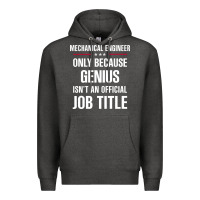 Charcoal Heather gift for genius mechanical engineer Premium Hoodie - DesigneFamous