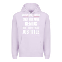 Lilac gift for genius mechanical engineer Premium Hoodie - DesigneFamous