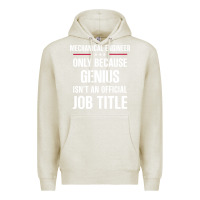 Oatmeal Heather gift for genius mechanical engineer Premium Hoodie - DesigneFamous