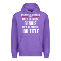 Purple gift for genius mechanical engineer Premium Hoodie - DesigneFamous