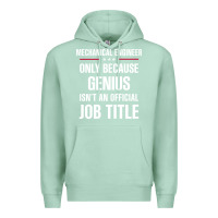 Seafoam gift for genius mechanical engineer Premium Hoodie - DesigneFamous