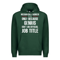 Sports Green gift for genius mechanical engineer Premium Hoodie - DesigneFamous