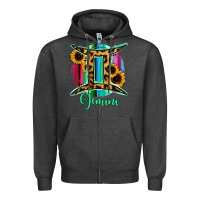 Charcoal Heather Gemini Zipper Hoodie - RanaPortraitStore