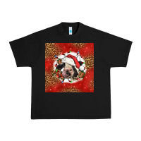Black christmas cow Urban Heavy Tee - LillyAllenDesigns