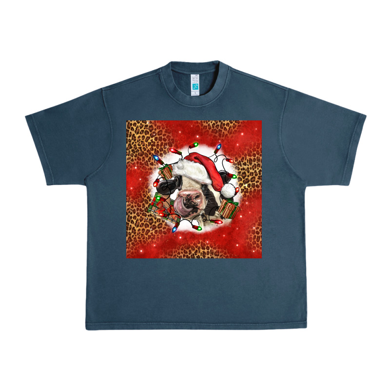 Christmas Cow Urban Heavy Tee by LillyAllenDesigns | Teevron
