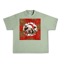 Oil Green christmas cow Urban Heavy Tee - LillyAllenDesigns