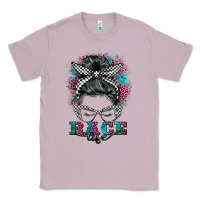Lilac race life  messy bun Classic Tee - BarkalooDesign