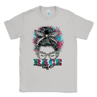 Moon Dust race life  messy bun Classic Tee - BarkalooDesign