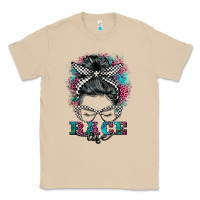 Mushroom race life  messy bun Classic Tee - BarkalooDesign