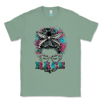 Sage race life  messy bun Classic Tee - BarkalooDesign